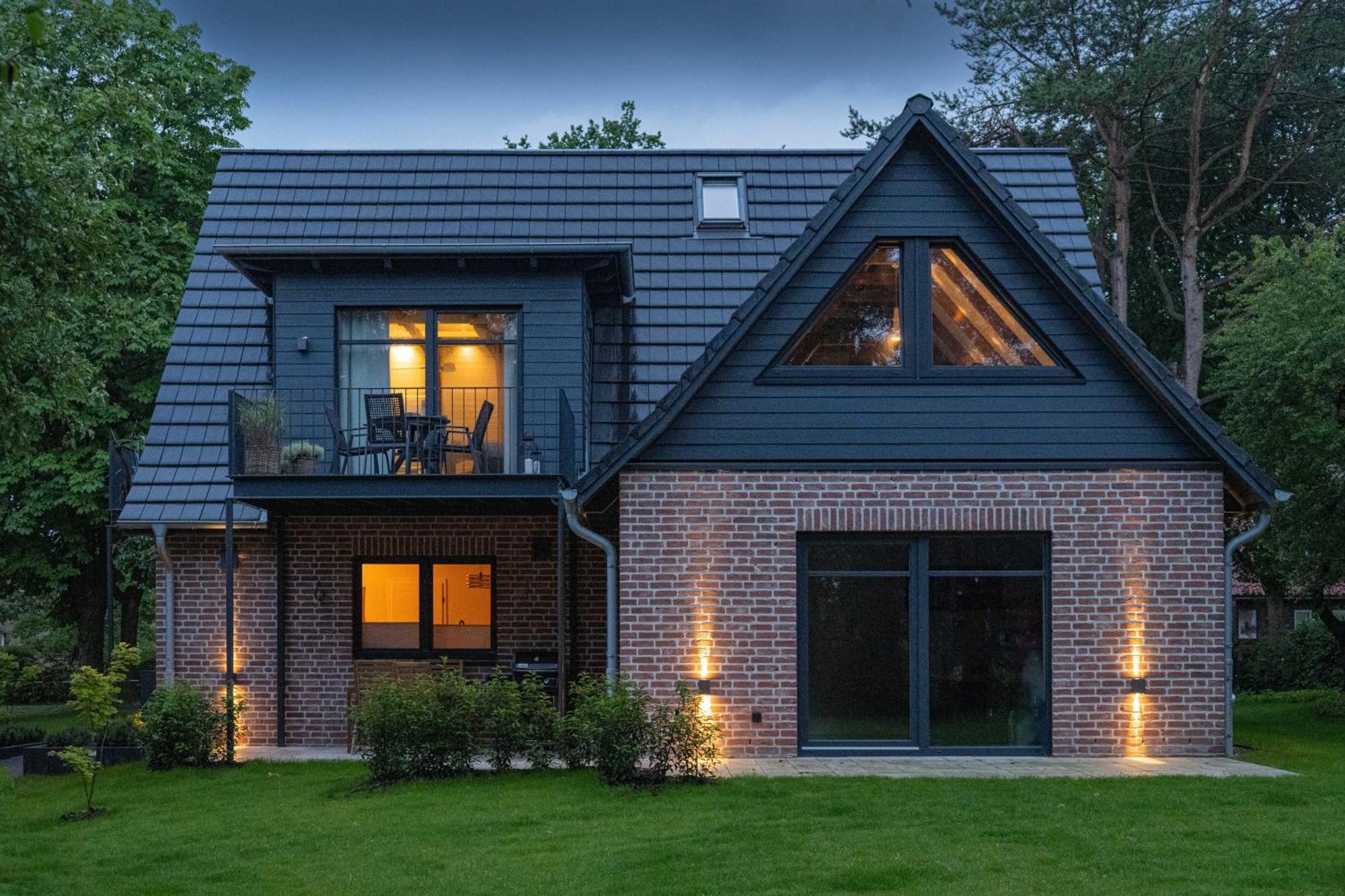 Traumhafte Ferienwohnung Am Park Scheessel Exterior foto